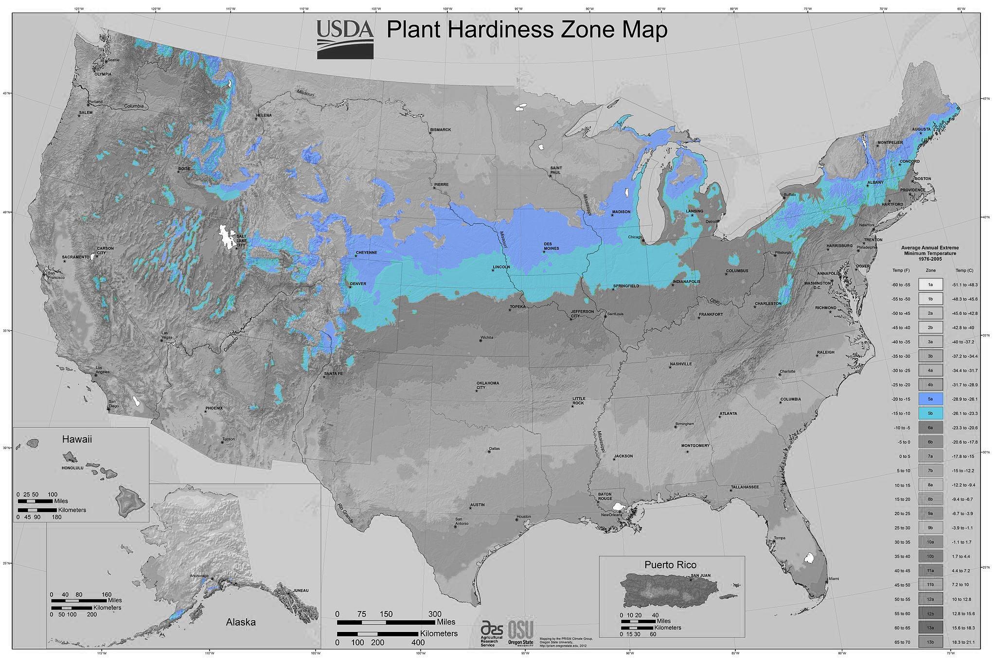 USDA Heartiness Zone 5 - Casey & Company