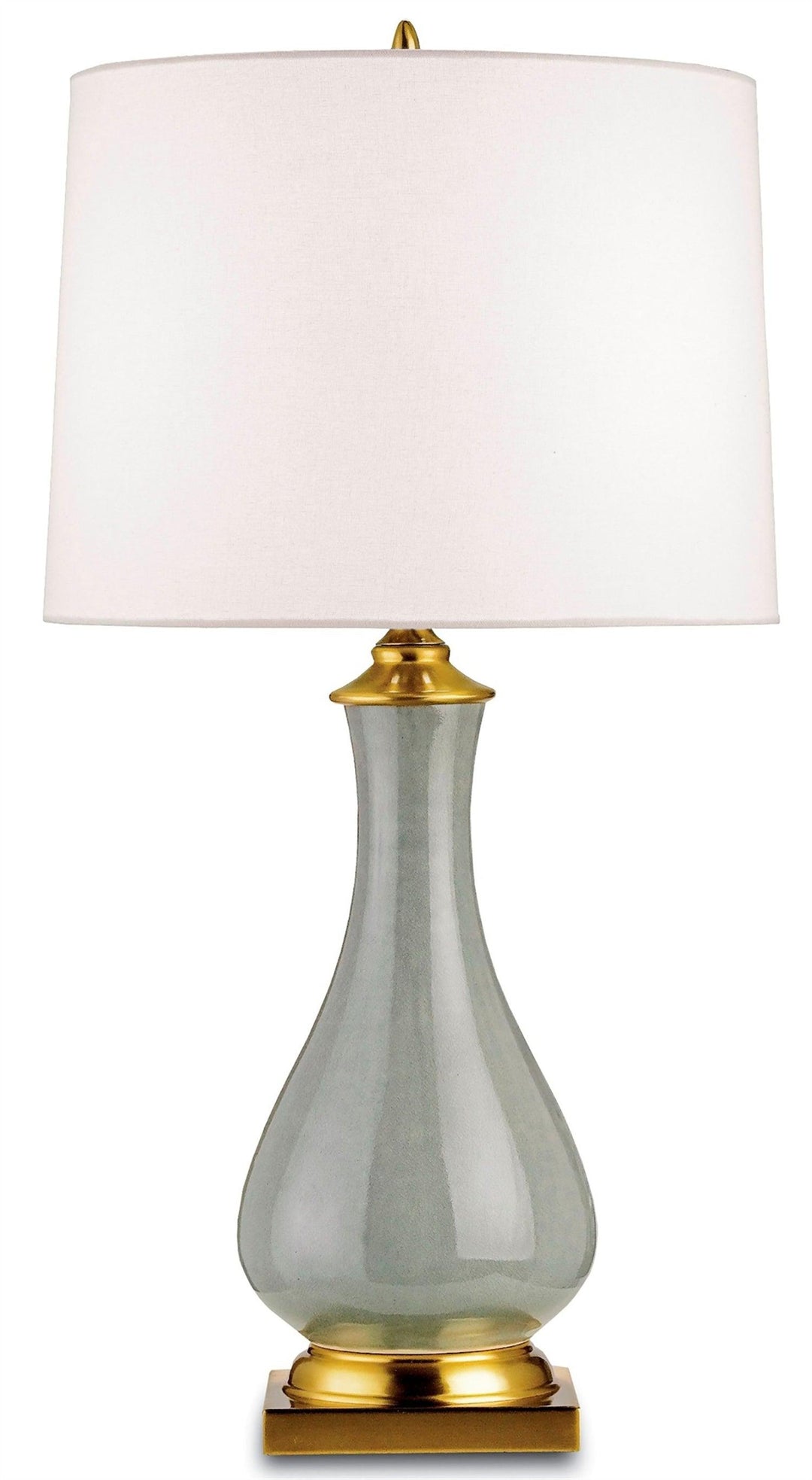 Lynton Gray Table Lamp - Casey & Company