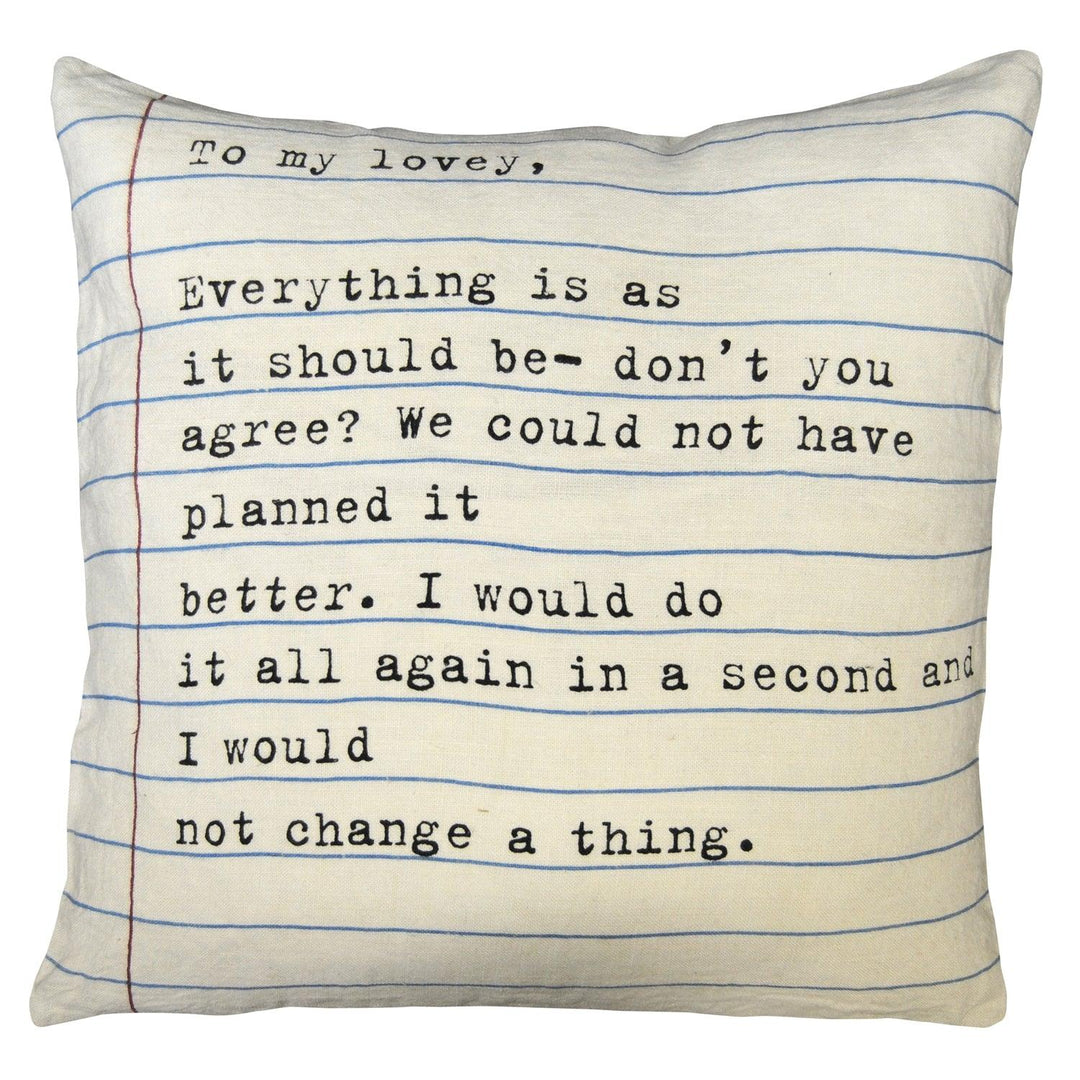 To My Lovey Pillow - Casey & Company