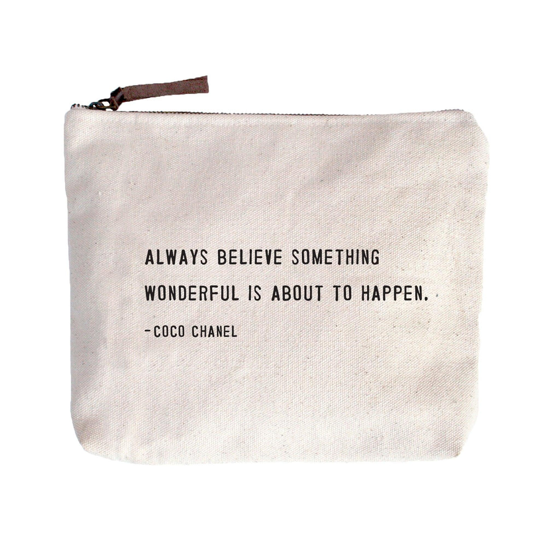 Canvas Zip Bag - Casey & Company
