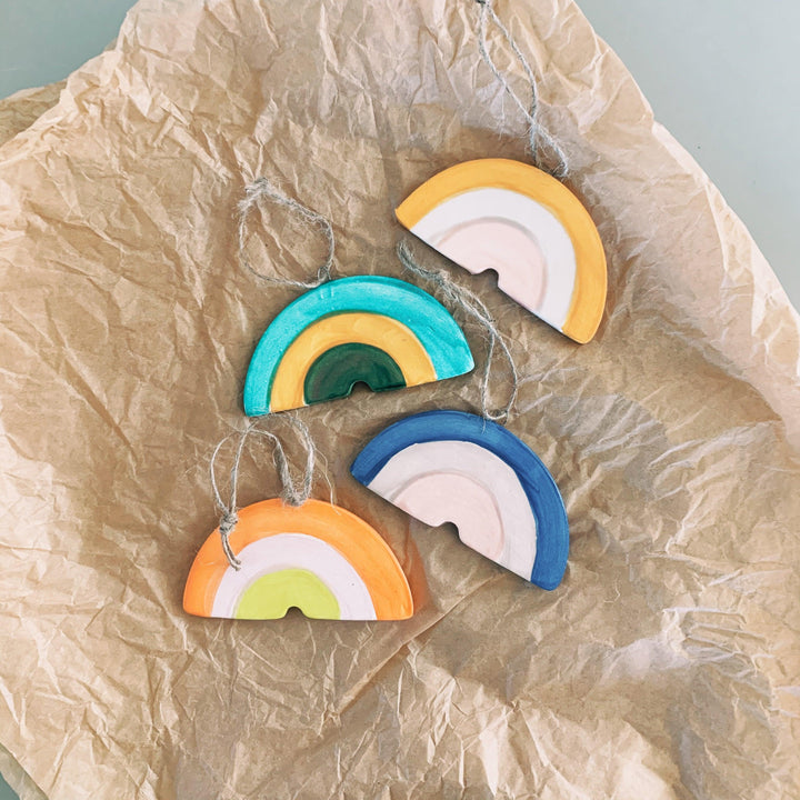 Luna Reece Ceramics - Rainbow Ornament - Casey & Company