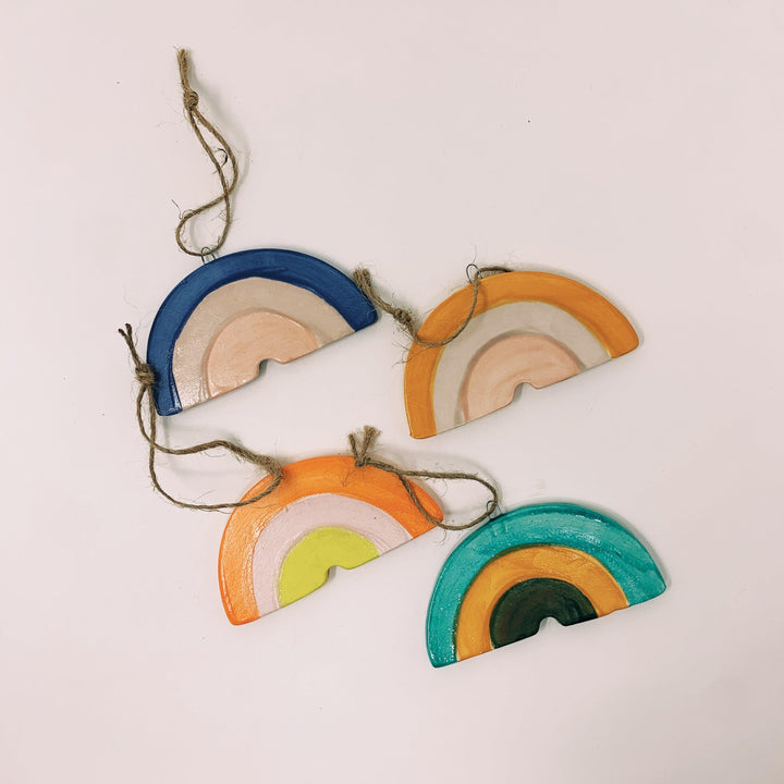 Luna Reece Ceramics - Rainbow Ornament - Casey & Company