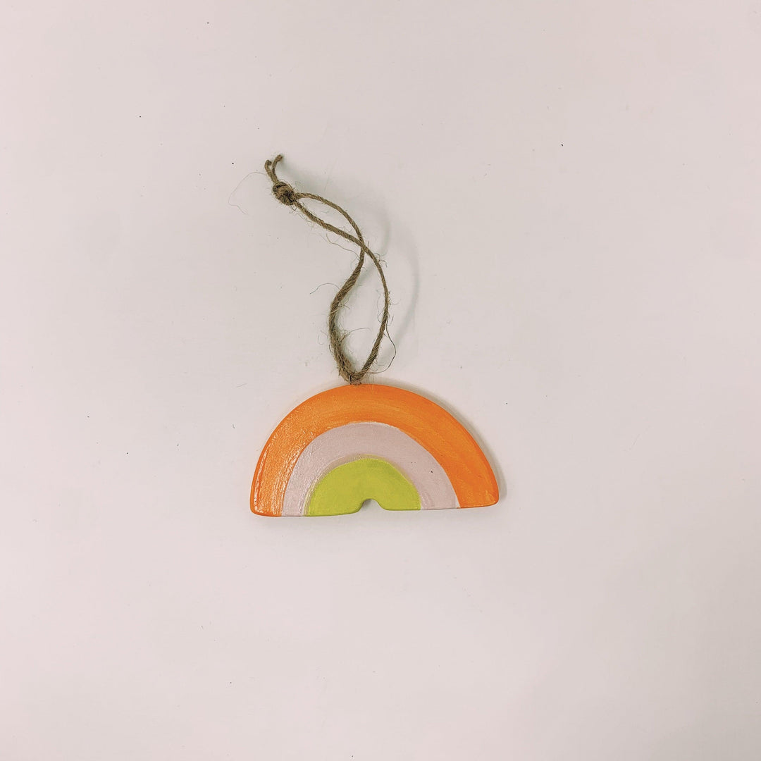 Luna Reece Ceramics - Rainbow Ornament - Casey & Company