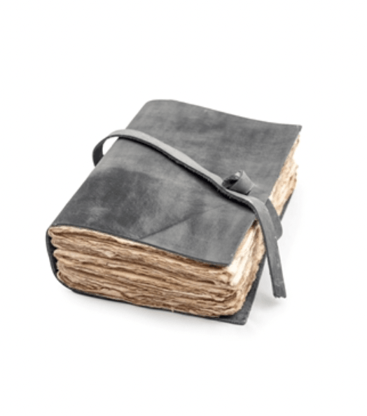 Mini Leather Wrap Journal 4.25" x 6.25" - Casey & Company