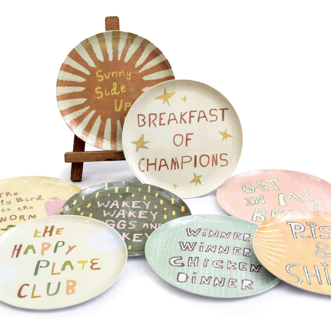 The Breakfast Club Melamine Plate Collection - Casey & Company