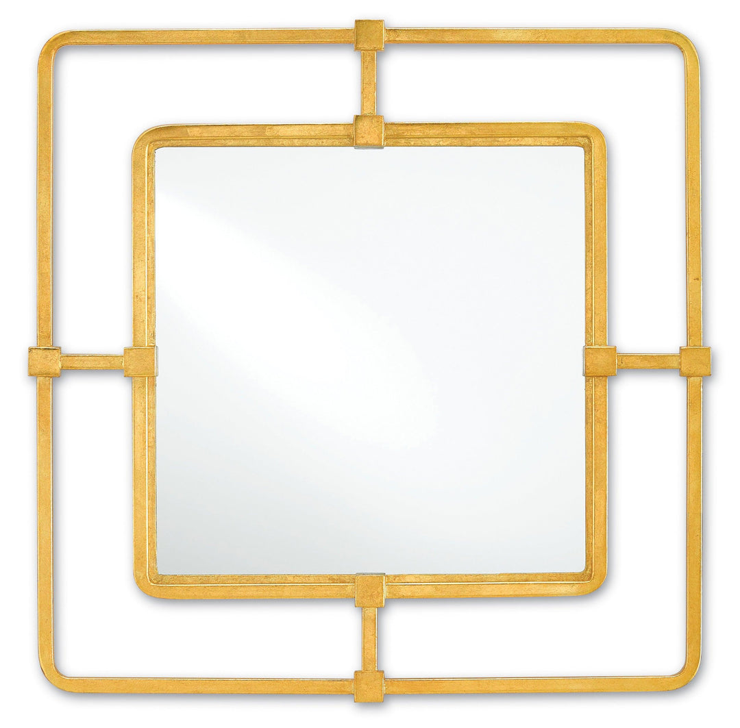 Metro Gold Square Mirror - Casey & Company