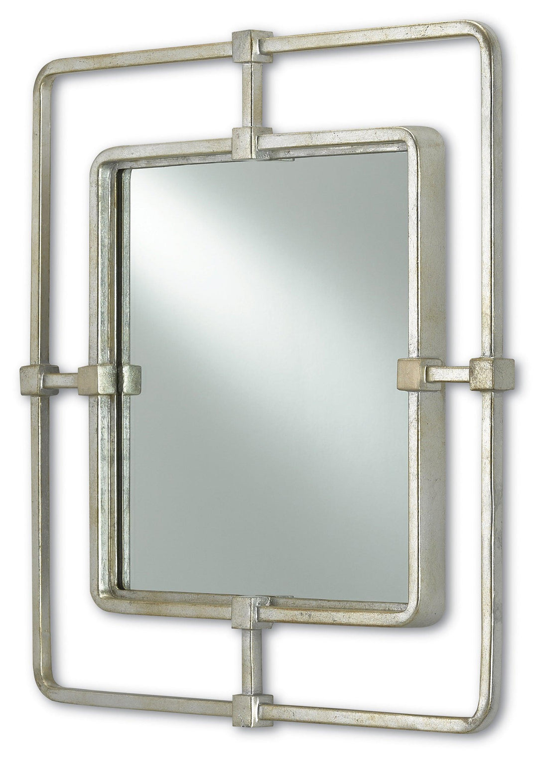 Metro Silver Square Mirror - Casey & Company