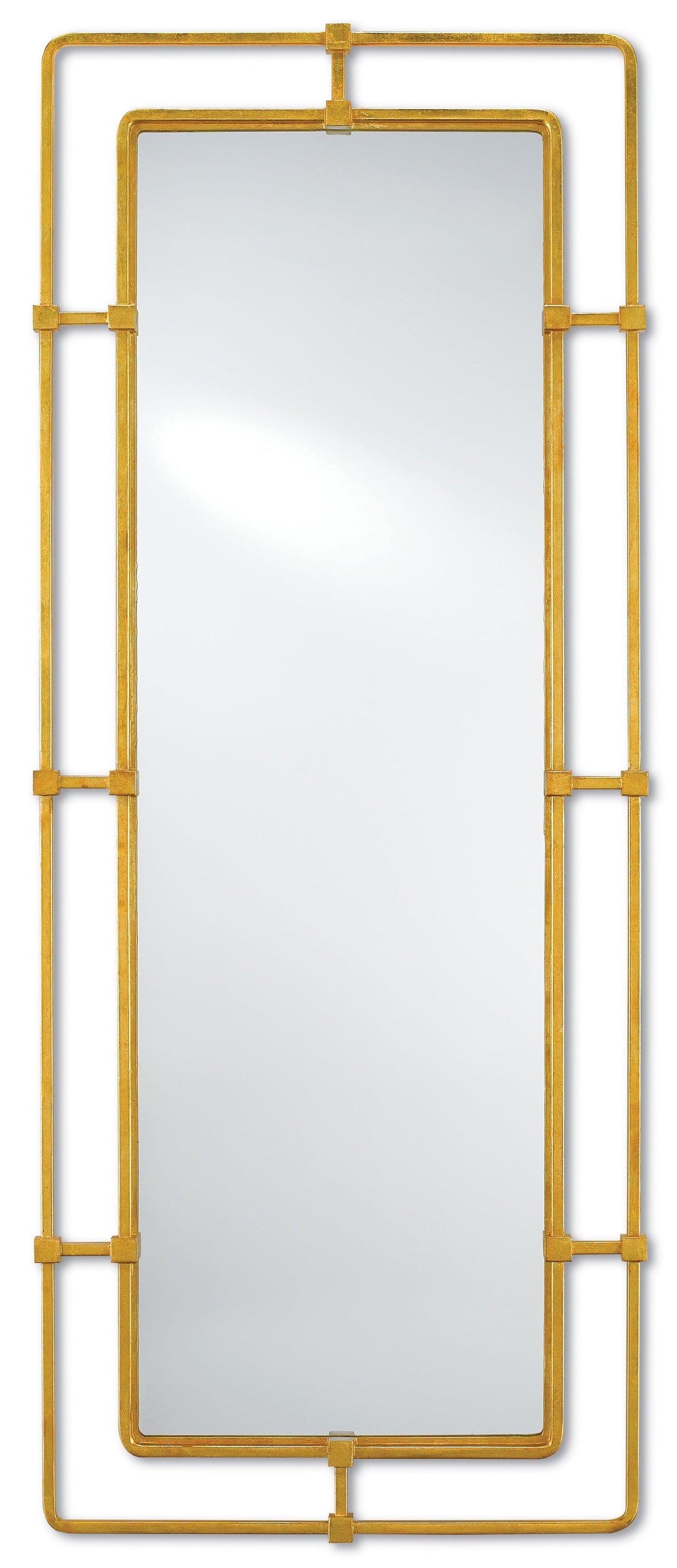 Metro Gold Rectangular Mirror - Casey & Company