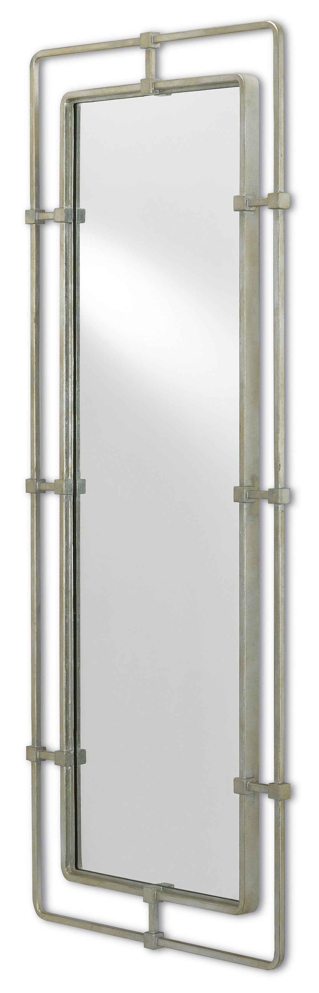 Metro Silver Rectangular Mirror - Casey & Company