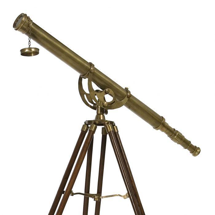 Antique Brass Telescope - Casey & Company
