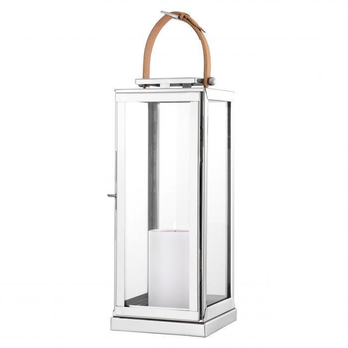 Glass Lantern - L - Casey & Company