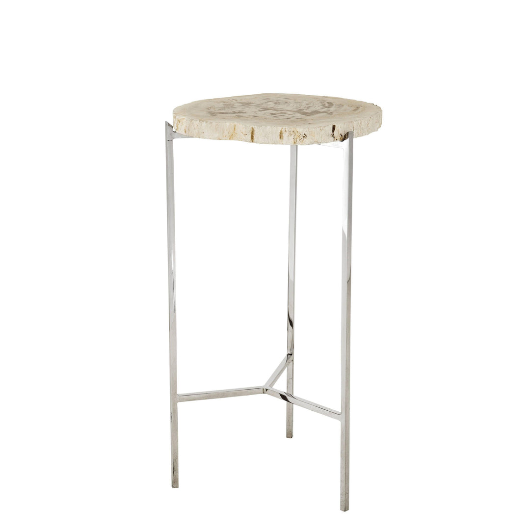Petrified Wood Side Tables - Casey & Company