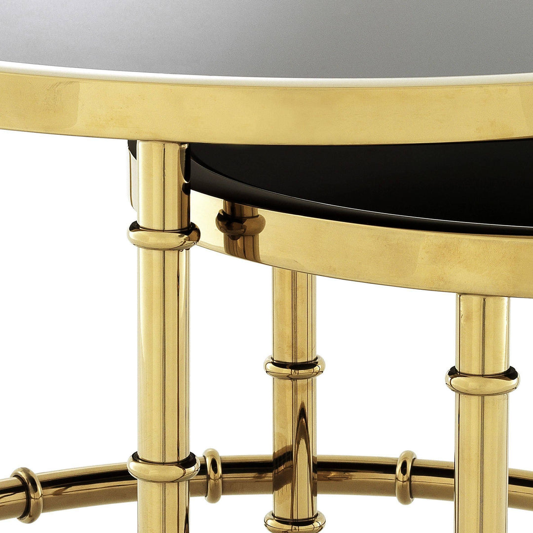 Gold Nesting Side Table - Casey & Company