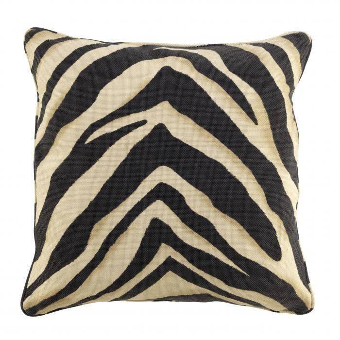 Zebra Print Square Pillow - Casey & Company
