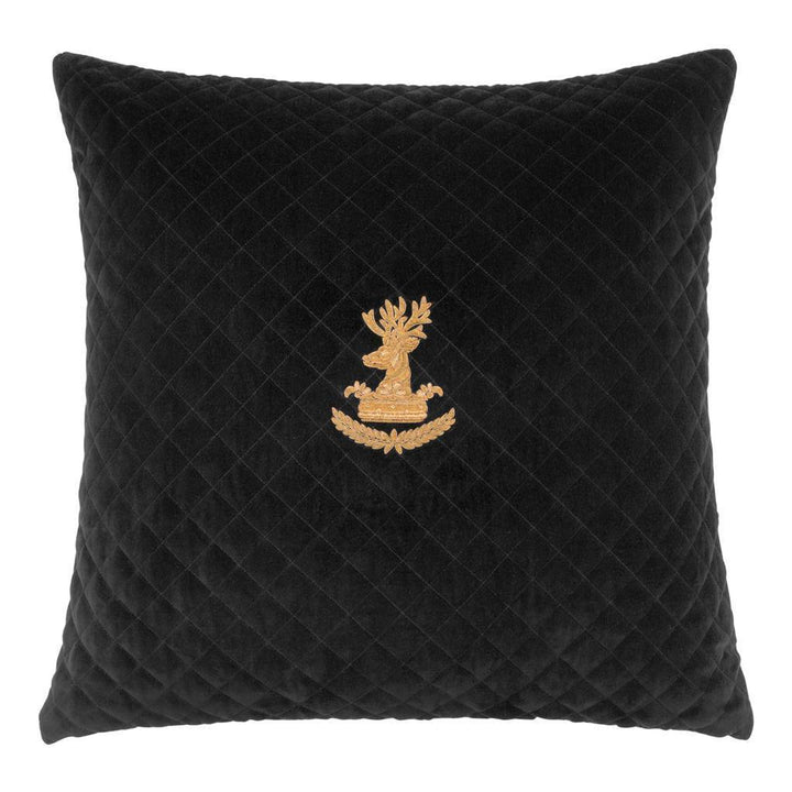 Black Velvet Pillow - L - Casey & Company