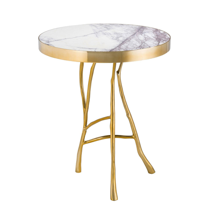 Gold Side Table - Casey & Company