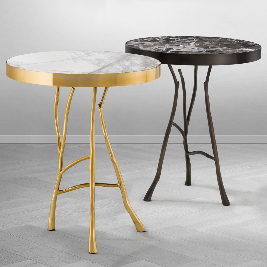 Gold Side Table - Casey & Company