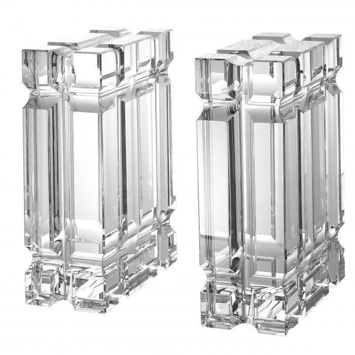 Glass Bookends set of 2 - Casey & Company