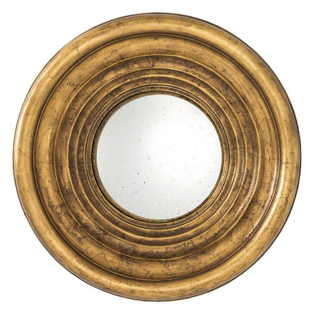 Concave Round Gold Mirror - Casey & Company