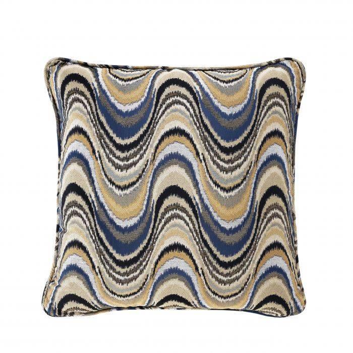 Blue Pattern Pillow - Small - Casey & Company