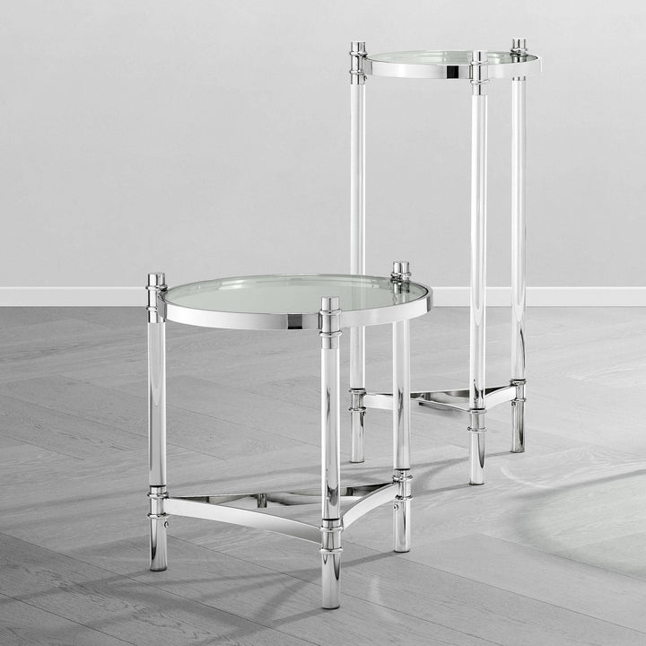 Glass Side Table - Casey & Company