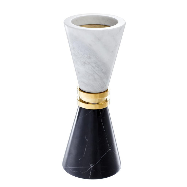 Marble Hourglass Candle Holder - Casey & Company