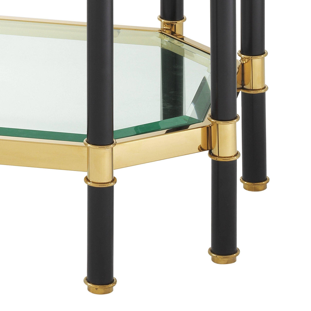 Gold Frame Console Table - Casey & Company
