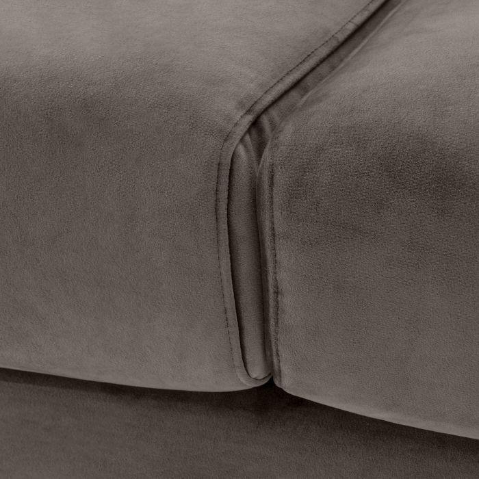 Gray Modern Tuxedo Sofa - Casey & Company