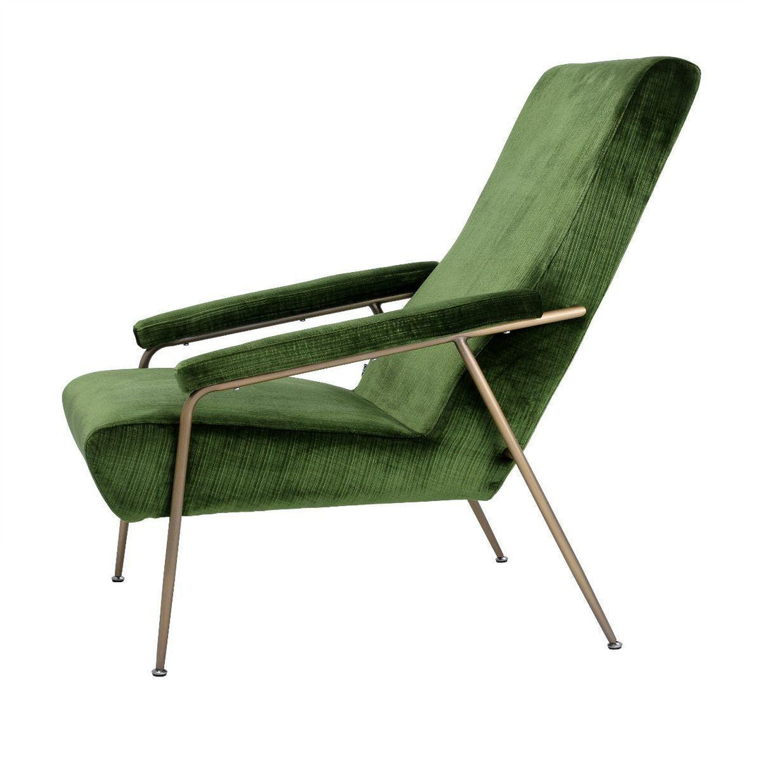 Catania Green Velvet Armchair - Casey & Company