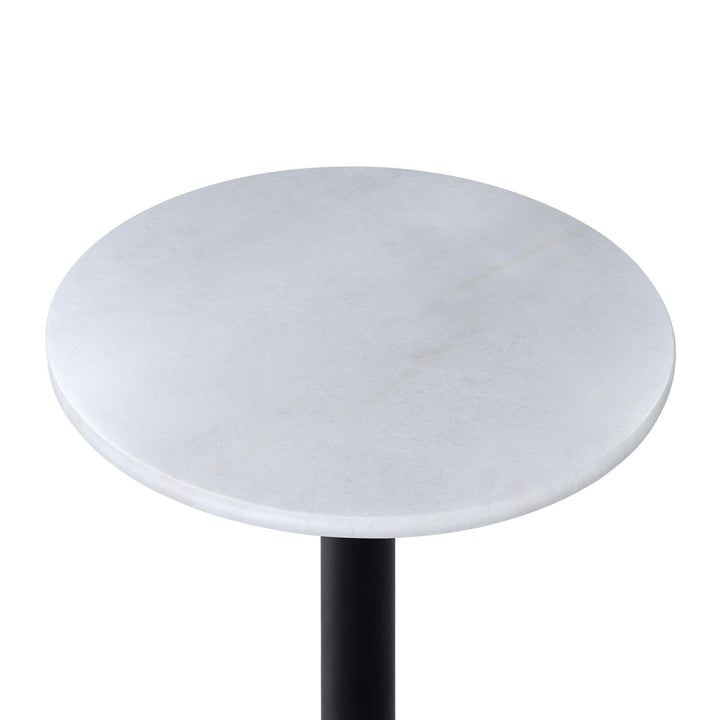 White Marble Bar Table - Casey & Company