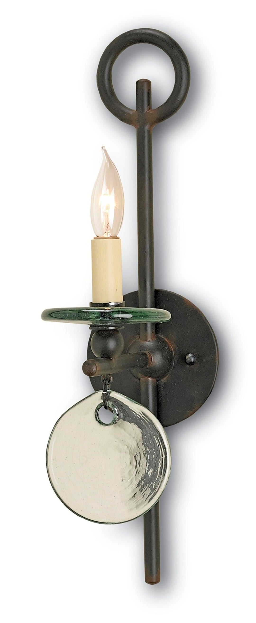 Sethos Black Wall Sconce - Casey & Company