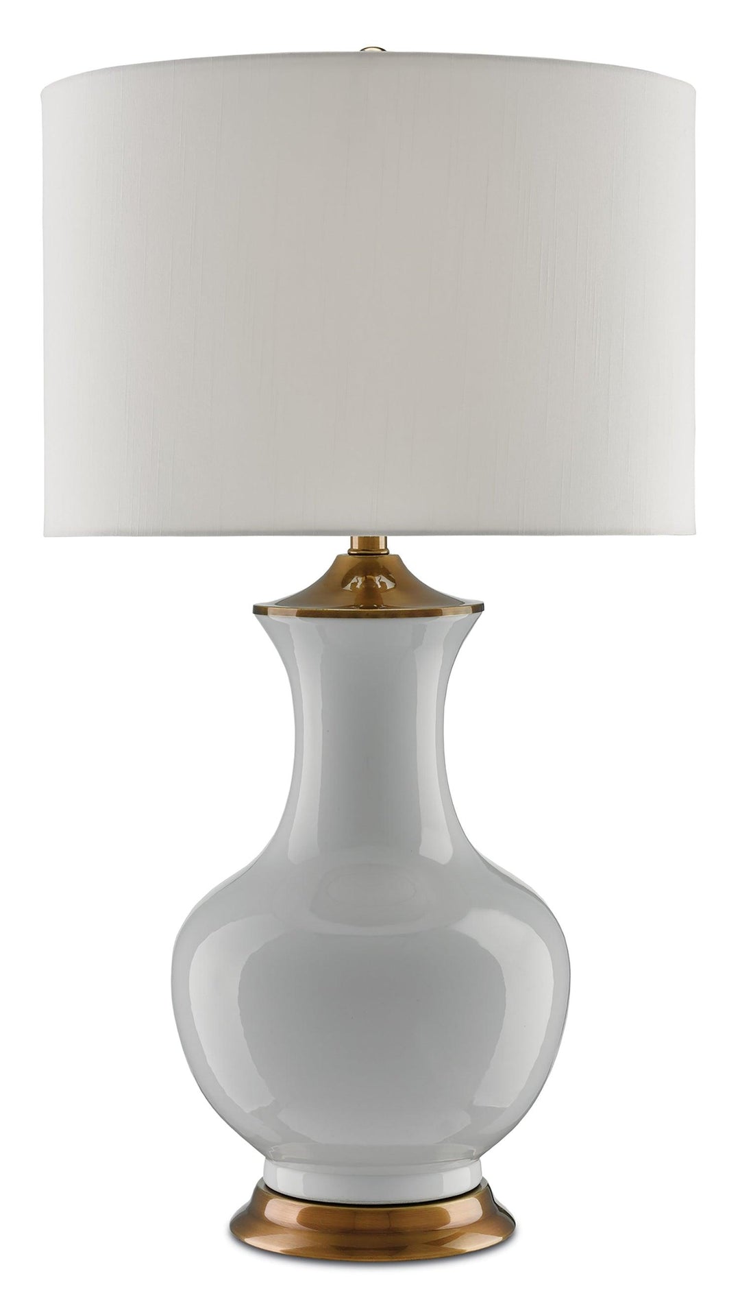 Lilou White Table Lamp - Casey & Company