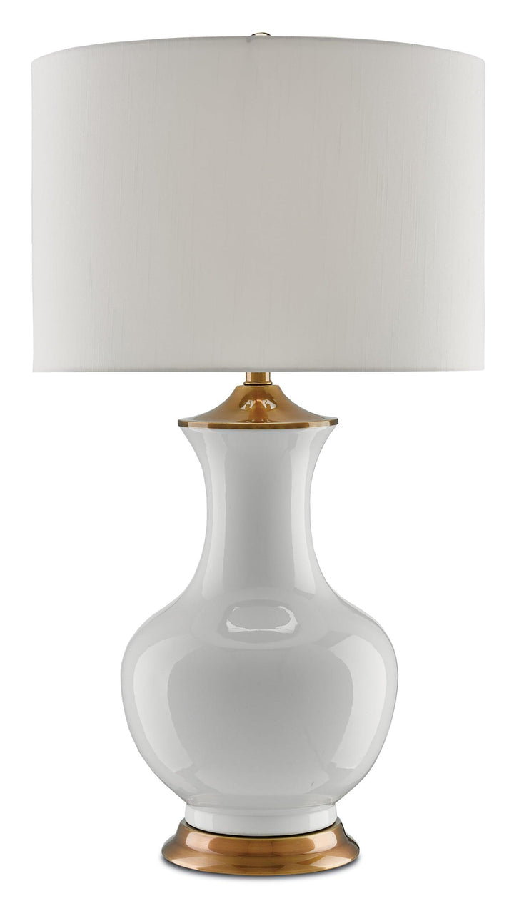 Lilou White Table Lamp - Casey & Company