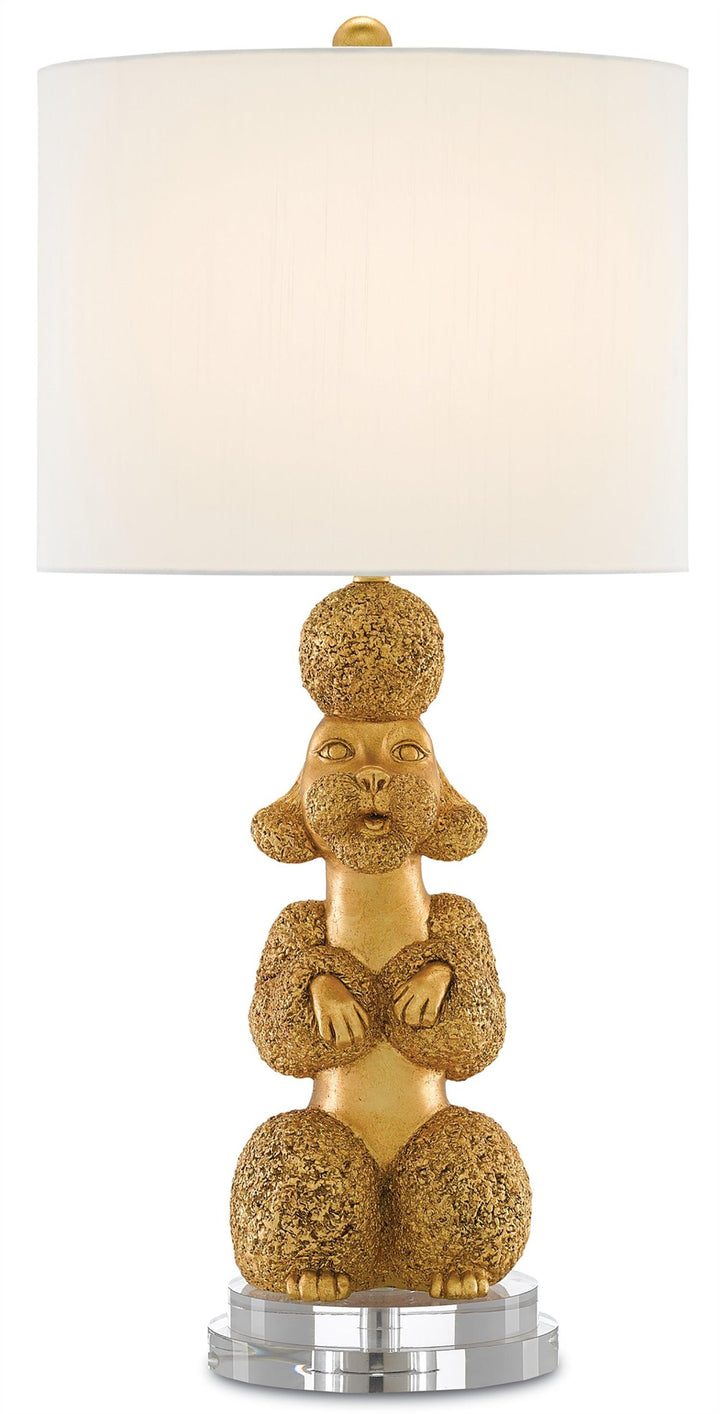 Ms. Poodle Gold Table Lamp - Casey & Company