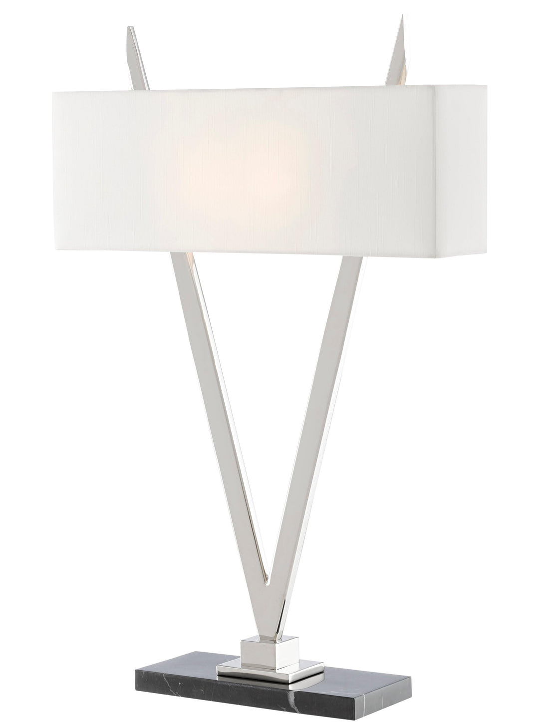 Willemstad Nickel Table Lamp - Casey & Company