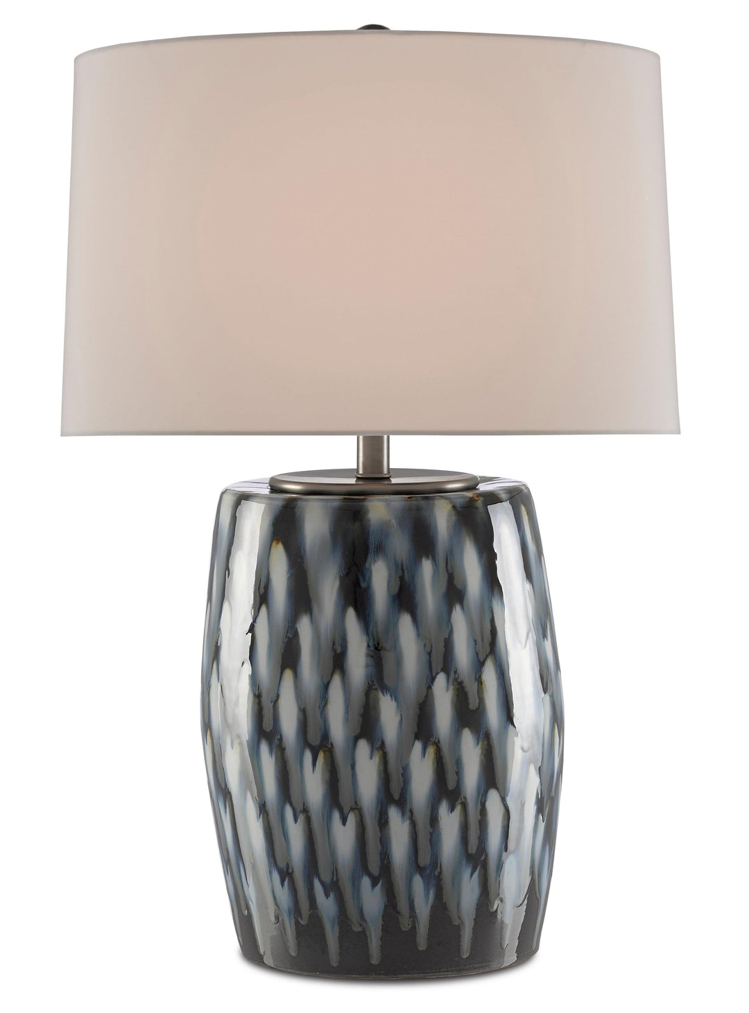 Milner Blue Table Lamp - Casey & Company