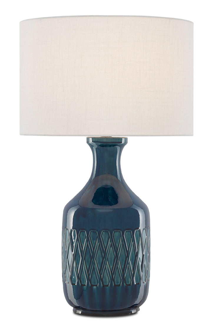 Samba Blue Table Lamp - Casey & Company