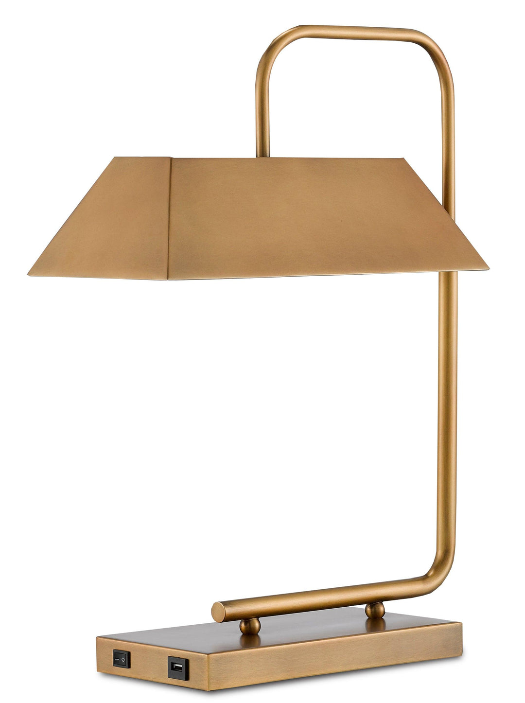 Hoxton Brass Table Lamp - Casey & Company