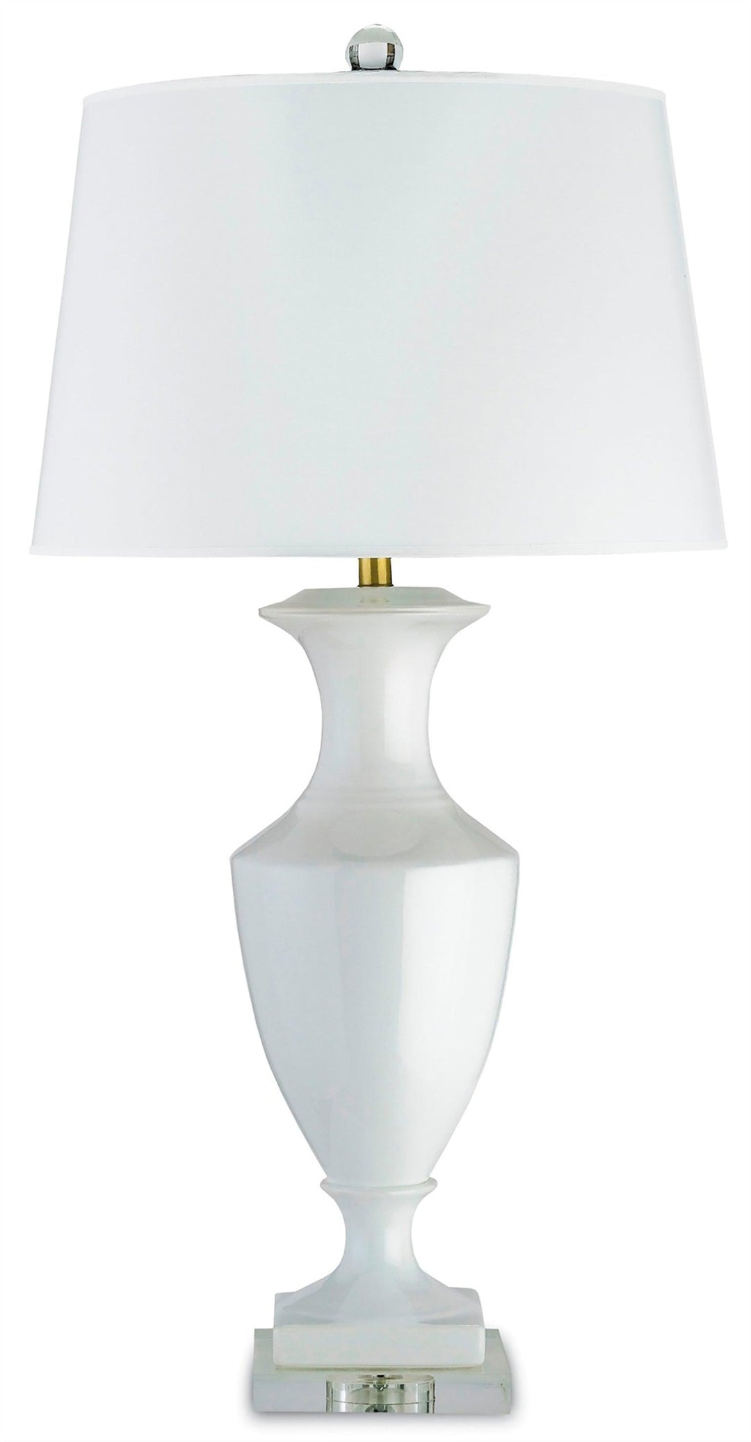Timeless White Table Lamp - Casey & Company