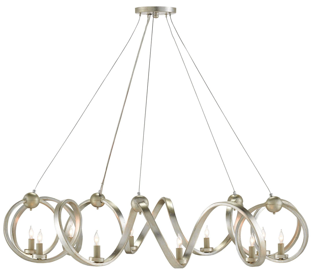 Ringmaster Silver Chandelier - Casey & Company