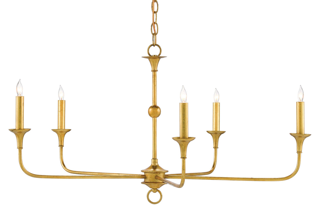 Nottaway Gold Small Chandelier - Casey & Company