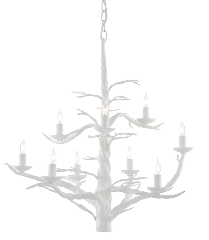 Treetop White Large Chandelier - Casey & Company