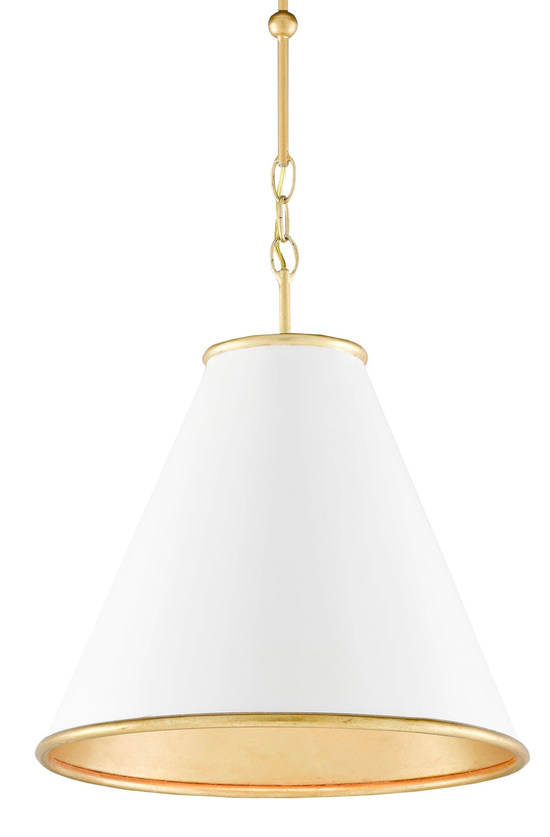 Pierrepont White Small Pendant - Casey & Company