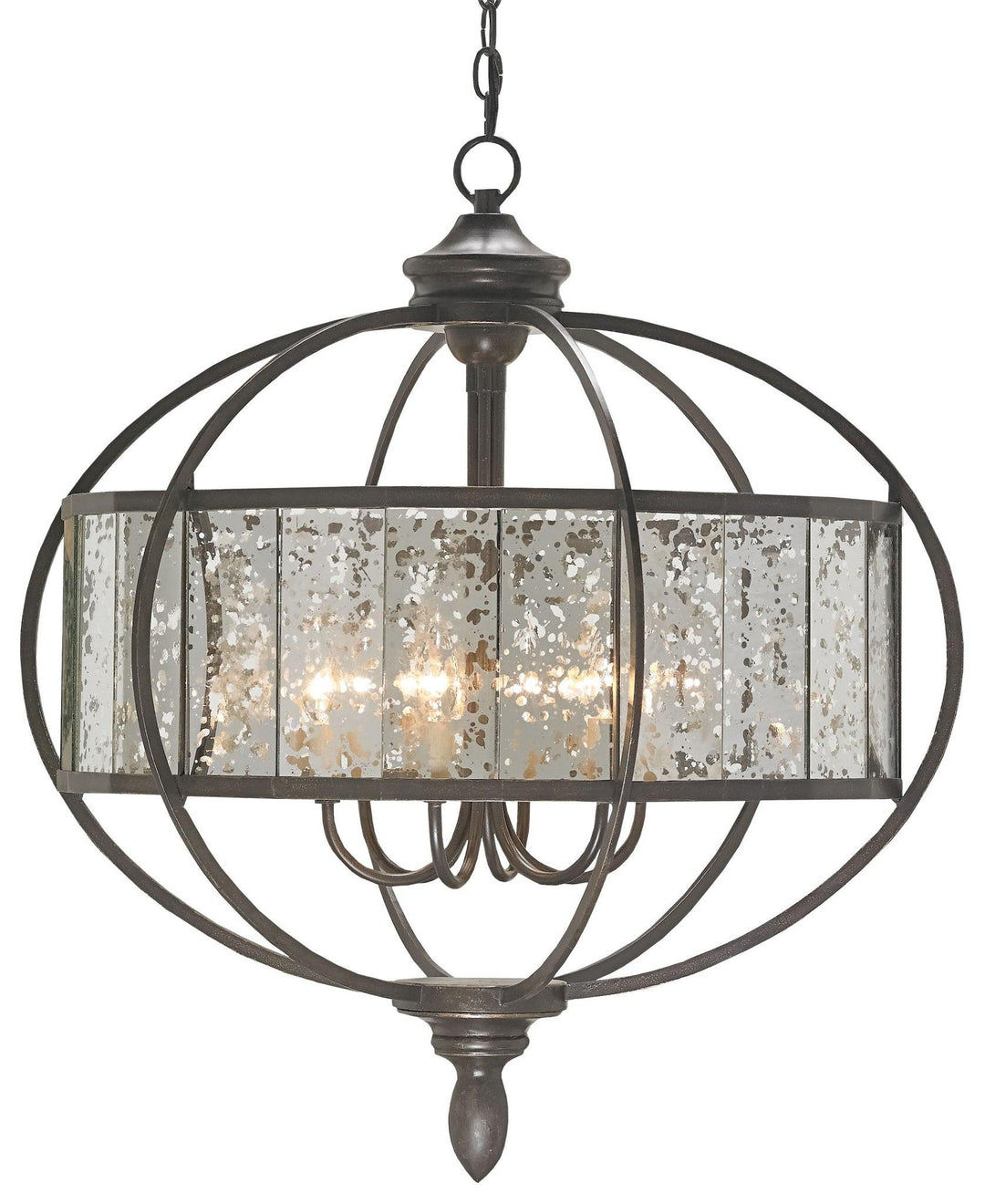 Florence Bronze Chandelier - Casey & Company