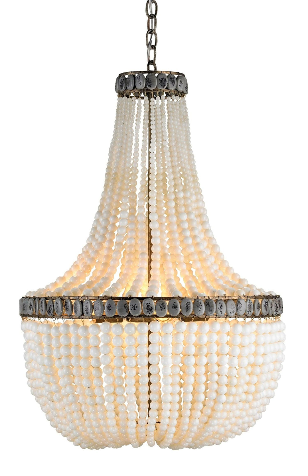 Hedy Cream Chandelier - Casey & Company