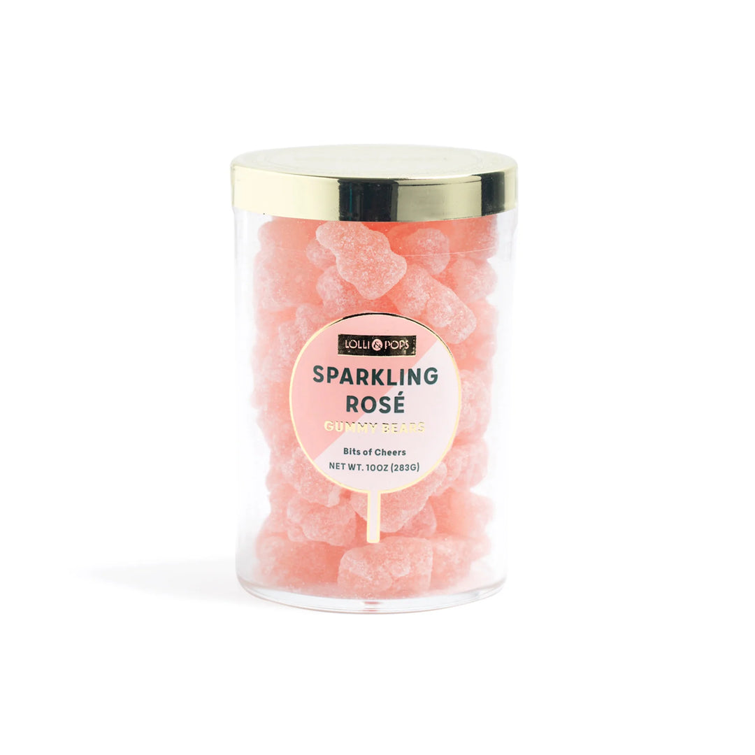Medium Sparkling Rosé Gummy Bears Tube - Casey & Company