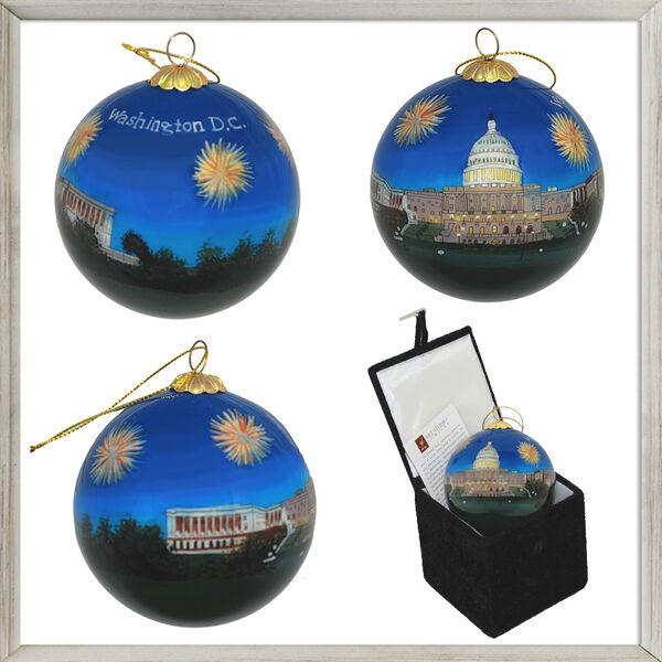 U.S. Capitol Fireworks Ornament - Casey & Company