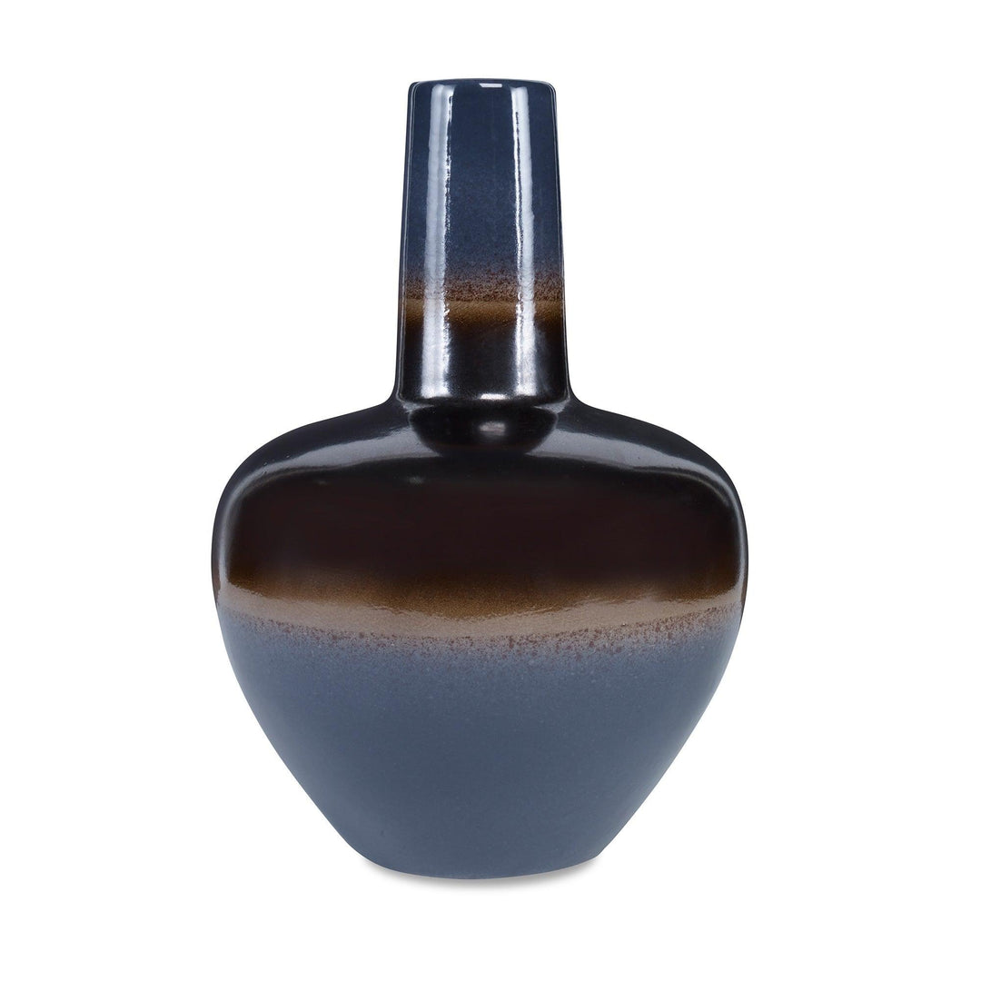Roehm Vase - Lapisgray - Casey & Company