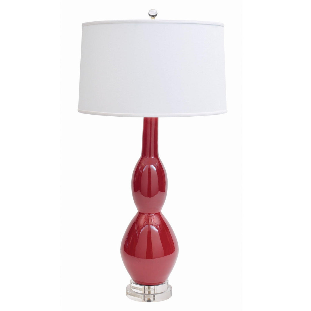 Marilyn Table Lamp - Oxblood - Casey & Company
