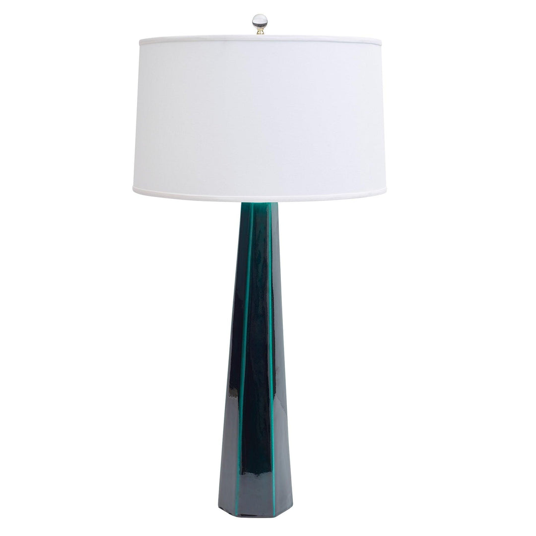 Luxor Table Lamp - Emerald - Casey & Company
